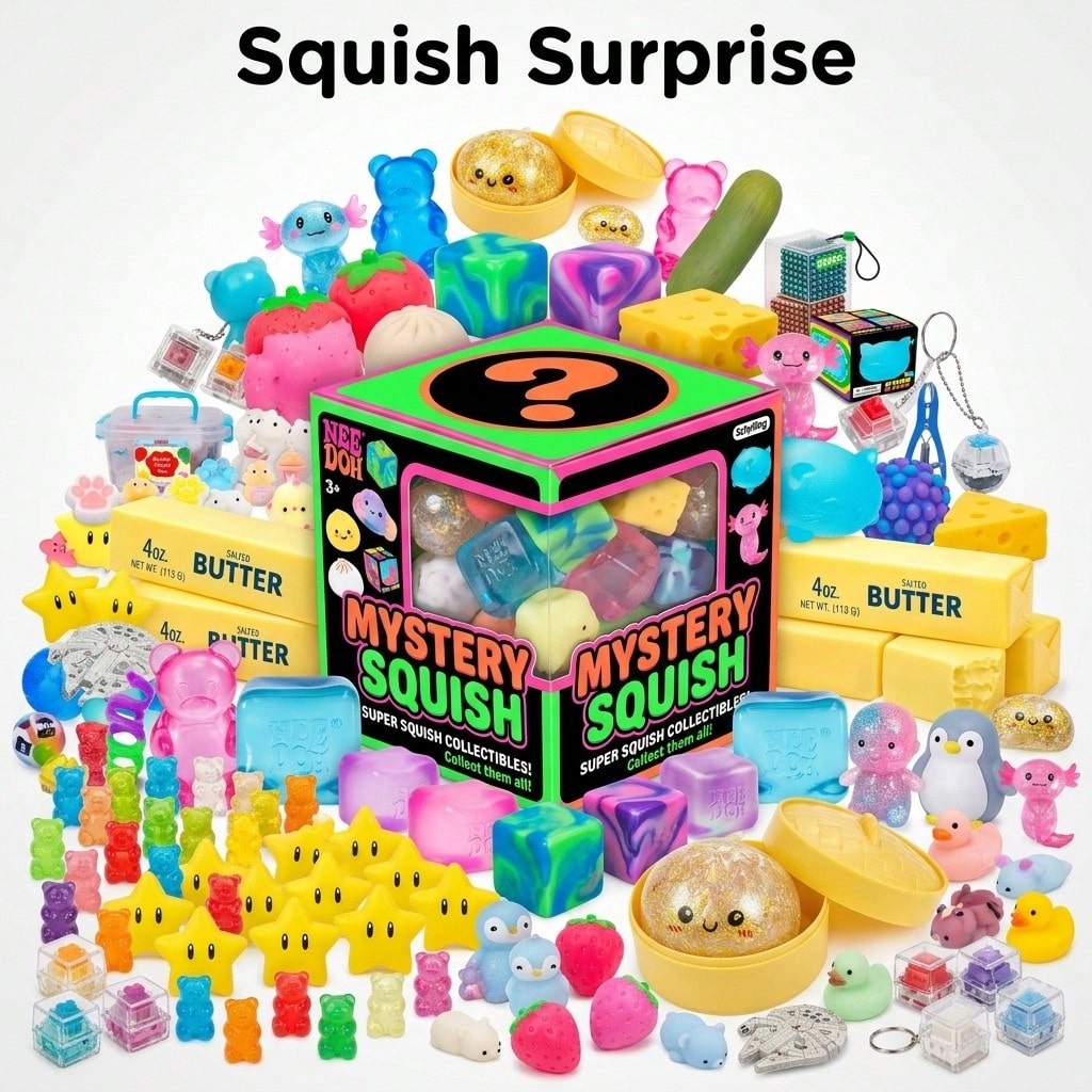 Mystery Box Blind Bag - Cute Basic Squishy Blind Box –
