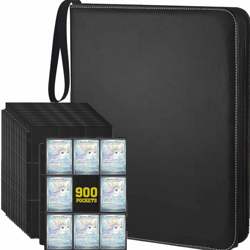 Card Penny Sleeve - 900 Pockets Card Binder Album With