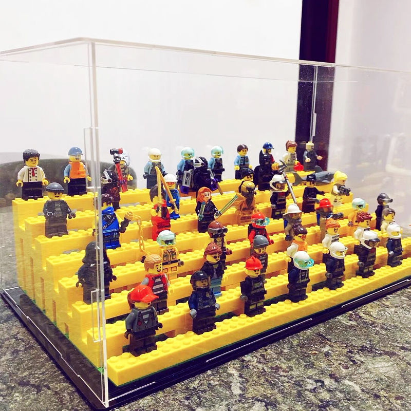 Lego Minifigure Holder - Compatible with small particle building blocks