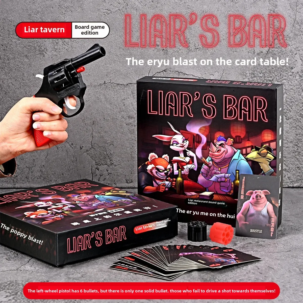 Graded Card Display - Fraud Pub Table Game Real Physical