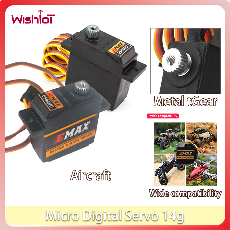 Model Airplane Plastic - 14g Micro Digital Servo ES09MD Metal