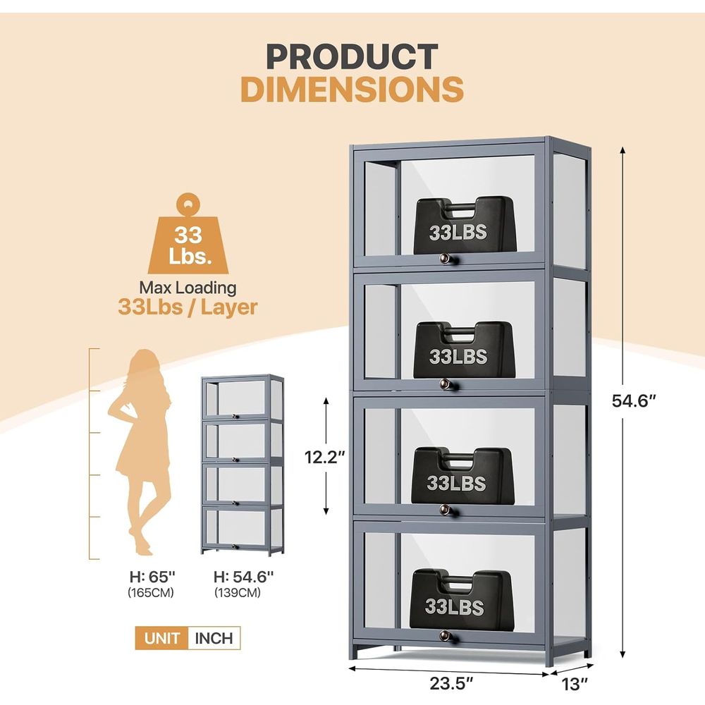 4-Tier Acrylic Display Case fo - Display Case Acrylic review and price