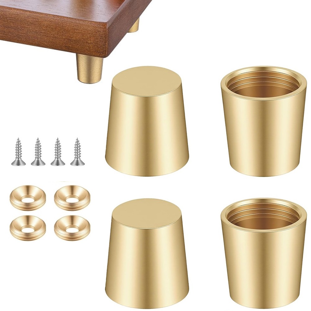 4pcs Brass Cutting Board Feet  - Display Risers Set review and price