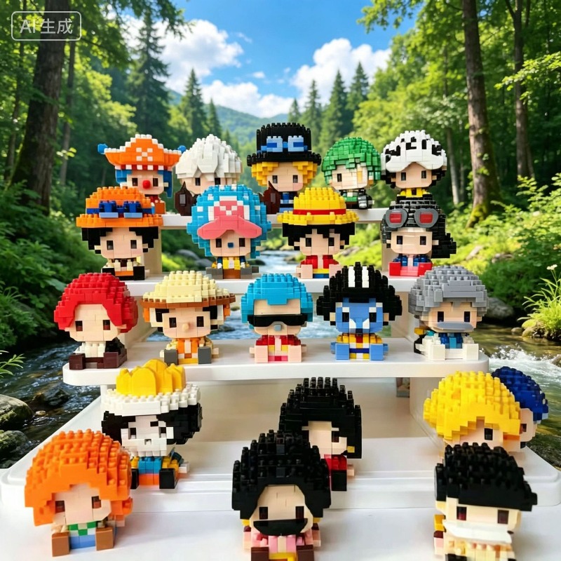 New ONE PIECE Sun God Nika Luf - Building Block Mini review and price