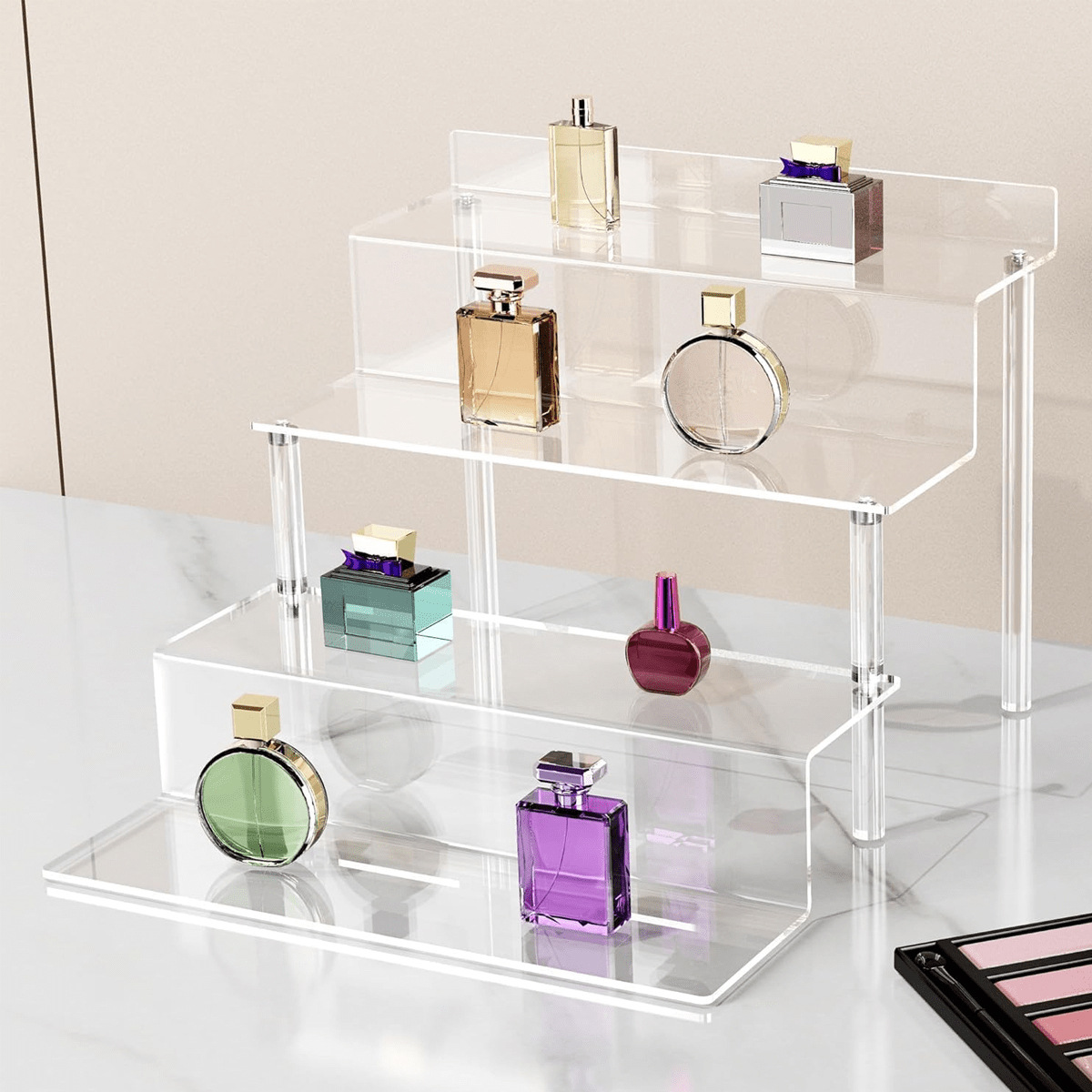 Acrylic Riser Display Stand,4  - Pop Display Shelf review and price