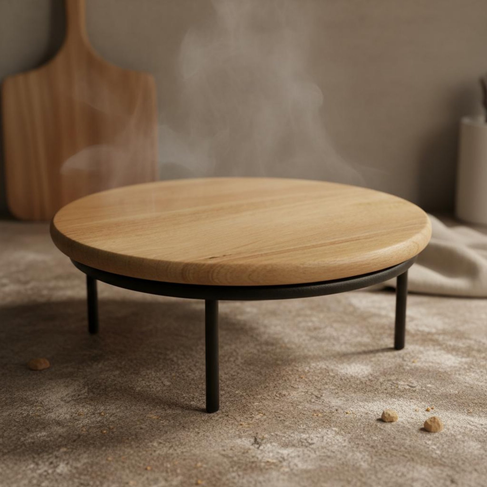 Pizza Stand Retro Design Round - Display Risers Set review and price