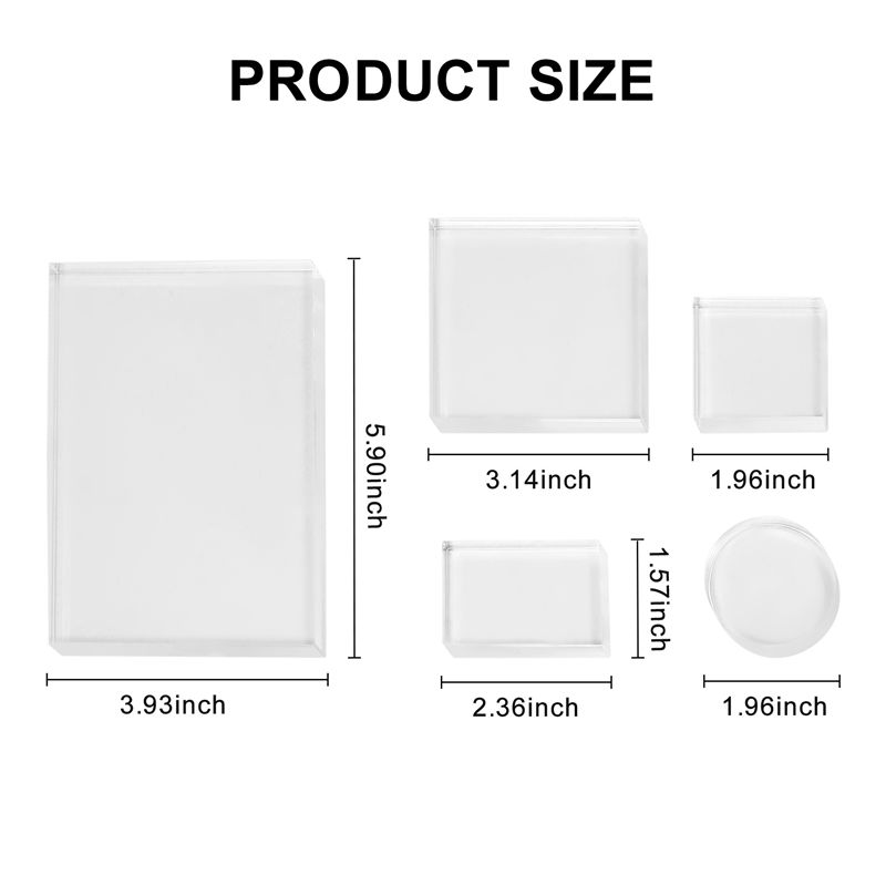 DT19 10Pc Clear Acrylic Stamp  - Display Risers Set review and price