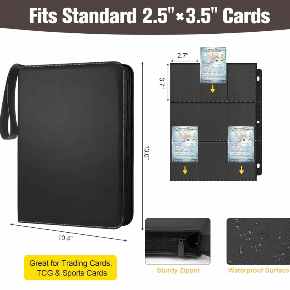 900 Pockets Card Binder Album  - Card Penny Sleeve review and price