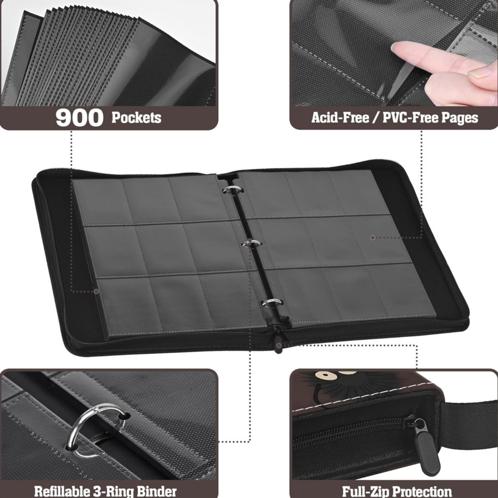 900 Pockets Card Binder Album  - Card Penny Sleeve review and price
