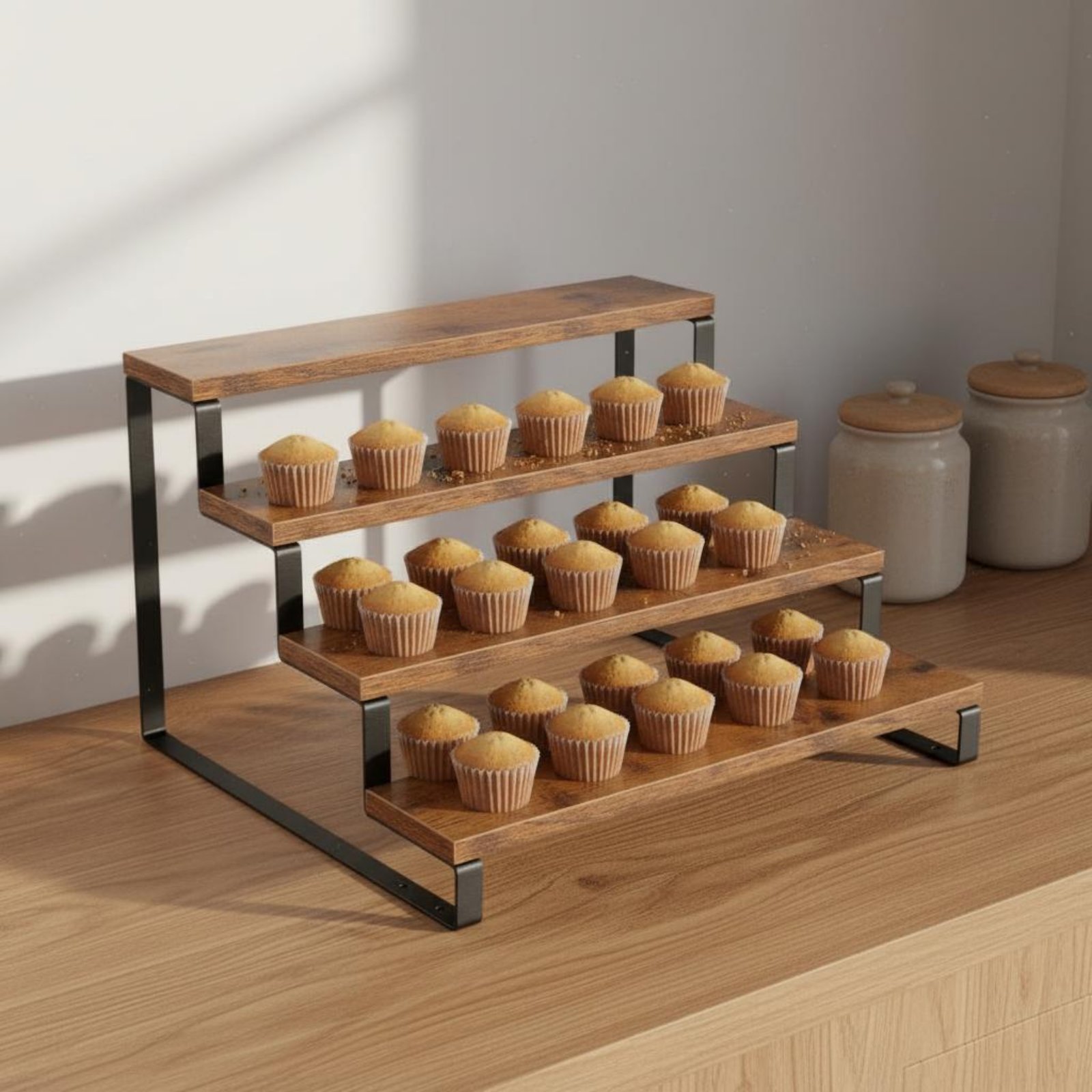 4 Tier Display Riser Space Sav - Display Risers Set review and price
